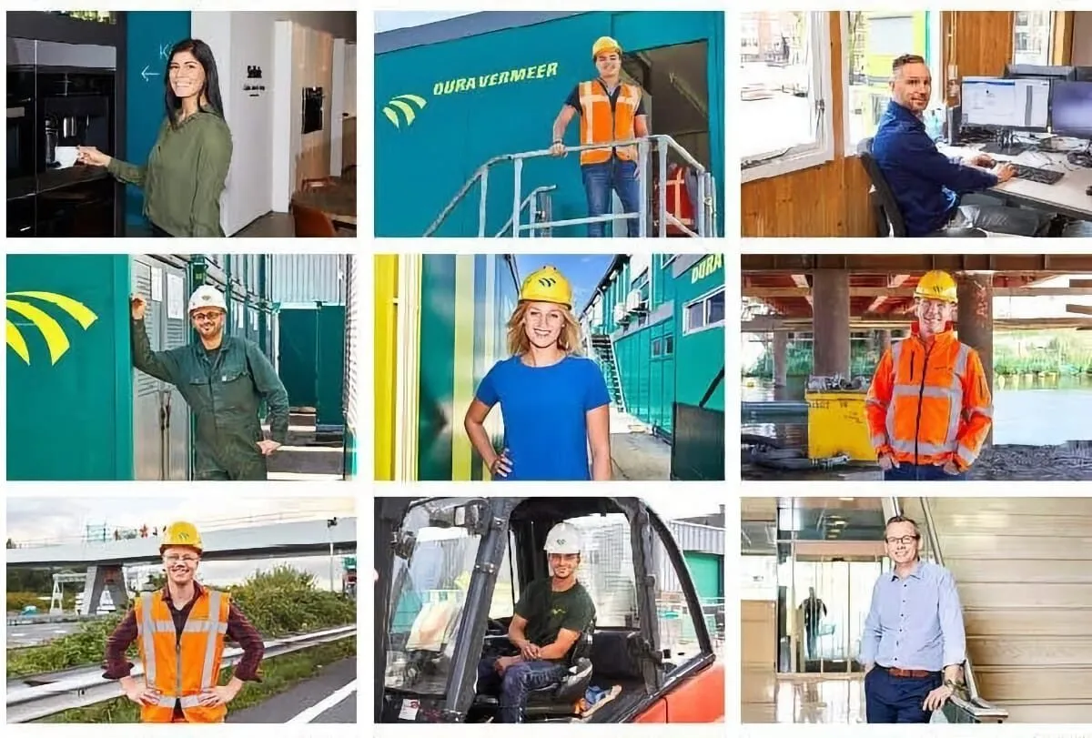 Dura Vermeer professionals during an AI training session